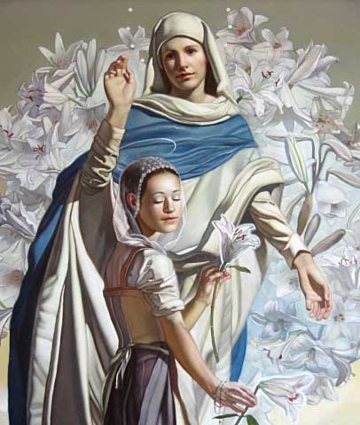 La sera della santa